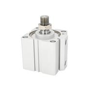 Cylindre à air pneumatique SDA32 * 5x10-15-20-25-30-35-40-50 -Sb Petit carré de dents extérieures du cylindre compact pneumatique mince mince(SDA32x25-B)