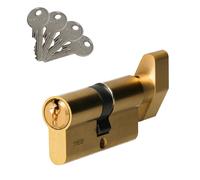 Cylindre à bouton 5 goupilles 5G LP B40X30 sur variure MV1 HERACLES C000B12MV