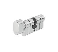 ABUS Cylindre à bouton KD6PSN Z40/K40 mm Bkn Nickelé