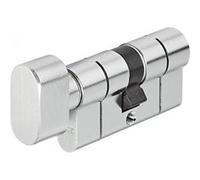 ABUS Cylindre à bouton KD6PSN Z40/K40 mm Bkn Nickelé