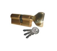 Cylindre à bouton CAVERS 30x30mm - laiton poli - varié V04 KCF005504 - 525930327V04