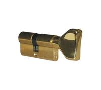 Cylindre à bouton CAVERS ISEO 30x30mm - laiton poli - varié V05 KCF001921 - 525930307V05 Laiton G