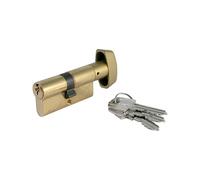 Cylindre à bouton laiton TE5 TESA 80mm - 40x40mm - 503B4040L