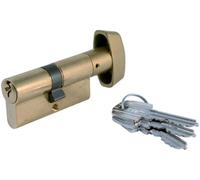 Cylindre à bouton nickelé TE5 TESA 90mm - B45x45mm - 503B4545N