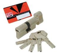 Cylindre à bouton profil euro RX nickelé varié 30 x 40 IFAM- Nickelé G