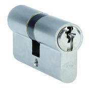Cylindre à double entrée 30X30 laiton nickelé - CISA - 831007-02-0A