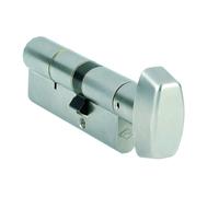 Cylindre à double entrée 30X30mm laiton nickelé - CISA - 831007-02-0A