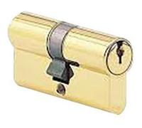 Cylindre à double entrée 30X40mm laiton poli - - 831012-01-0A