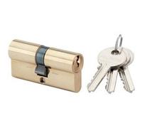 Cylindre à double entrée finition laiton poli 30x40mm - RONIS - 120016 Noir G