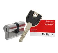 Cylindre à double entrée RADIAL-R A2P** 32,5X42,5 laiton nickelé - VACHETTE - 29155000