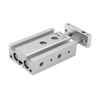 Cylindre à double tige CXSM6 CXSM10 CXSM16 CXSM20 CXSM25 CXSM32 Cylindre pneumatique à palier lisse Aimant intégré(-70,CXSM32)