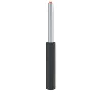 vidaXL Cylindre à gaz de chaise de bureau Noir 15,5 cm Fer