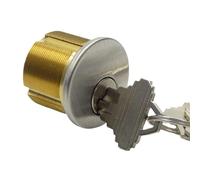 Cylindre à mortaise en laiton robuste de 2,5 cm avec cylindre robuste à clé pour vitrines d'entreprise