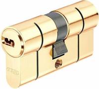 Cylindre ABUS D66 MM 40/40 Laiton Double Européen Or Came longue