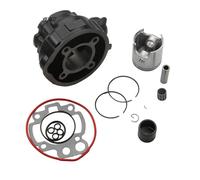 Cylindre big bore moto Kit de cylindre à gros alésage 90cc 49mm, adapté pour Keeway TX 50 X-Ray 50cc Supermoto Minarelli AM6 2 temps 1E40MB