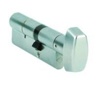 Cylindre bouton profil européen 90 mm laiton poli 3 clés JPM 832627-01-0A