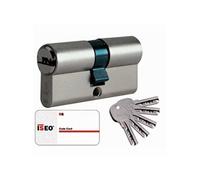 Cylindre Cavers ISEO City ISR6 - 2 entrées variées - Nickelé - 35 x 35 mm Laiton G