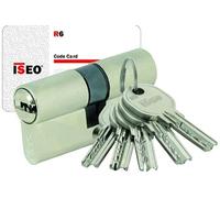 Iseo – Cylindre ISR6 40x50 – 6 goupilles laiton nickelé – 5 clés fournies