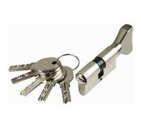 Cylindre Cavers ISEO City ISR6 - Bouton - varié - Nickelé - 40B x 50 mm Nickelé G