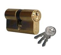 Cylindre City ISEO 40x40mm laiton poli - varié V03 KCF005503-520940407V03