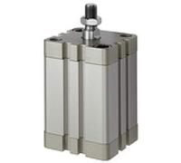 Cylindre compact, ISO 21287, double action, AG, aimant, piston Ø 50, hub 200, G 1/8, courant max. 10 bar, temp. -20°C à 70°C