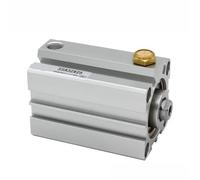 Cylindre compact simple effet poussoir SSA63X5/SSA63X10/SSA63X15/SSA63X20 (SSA63X20, B (filetage mâle)