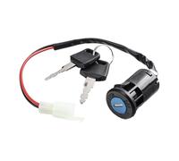 Cylindre D'allumage Universel Moto Pour Mini Generic Contacteur D'allumage Avec Clés Broches À 2 Fils Pièces De Rechange Accessoires Modification