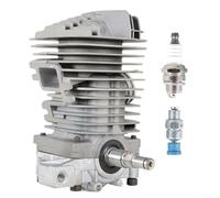 Cylindre de 49 mm et kit de piston avec étincelle compatible avec tronçonneuses MS390 MS290 MS310 029 039 Construction en acier pour réparation d'équipement électrique extérieur