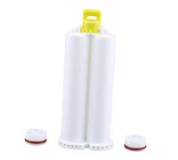 Cylindre de colle dentaire 50 ml pour adhésif époxy AB avec distributeur de buse de mélange, parfait pour les applications dentaires industrielles