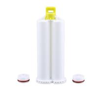Cylindre de colle dentaire de 50 ml pour colle époxy avec distributeur de buse mélangeuse, parfait pour les applications dentaires industrielles, distributeur de colle époxy pour l'abdomen