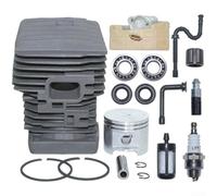 Cylindre de foresterie pour tronçonneuse 46 mm pour MS290 MS390 réparation | Ajustement parfait pour MS290/MS390, comprend pour les segments de piston, les joints, le kit de rafraîchissement complet du