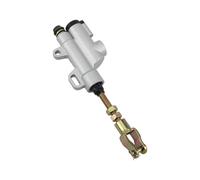 Cylindre de Frein Arrière Pompe avec maître-cylindre de frein hydraulique arrière pour moto, Quad 50cc, 70cc, 110cc, 125cc, pièces universelles pour Dirt Pit Bike Frein arrière Maître-Cylindre(Silver)