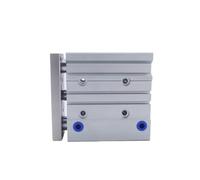 Cylindre de guidage compact à alésage de 40 mm, course de 25/50/75 mm, roulement à glissière MGPM/douille à billes MGPL, actionneur pneumatique à trois pistons(MGPL40-50Z)