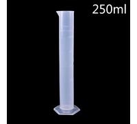 Cylindre De Mesure En Plastique, 250ml, Test De Laboratoire, Tube Gradué