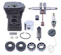 Cylindre de moteur Piston Crankbreaflet Portage de joint d'huile Kit de reconstruction pour Husqvarna 340 345 (42 mm) Motor de