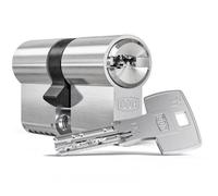 Cylindre de porte - DOM - IX6 SR - Nickelé - 30x30mm - Sécurité optimale