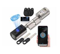 Cylindre de porte électronique biométrique connecté TSZ-535