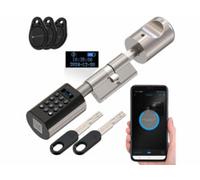 Cylindre de porte électronique connecté TSZ-530 avec écran VisorTech