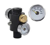 - cylindre de réservoir d'air M18, régulateur de pression de sortie réglable, Station de remplissage de Valve d'air, double jauge 350bar, accessoires d'aquarium