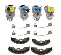 Cylindre de roue Cylindres de roue frein avant avec chaussures, pour Honda ATV Fourtrax 300 4x4 1988 1990 1991 1992 1993 1994 1995-2000 Cylindre de frein