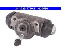 Cylindre de roue Fonte grise 24.3220-1749.3 ATE pour FORD FORD USA