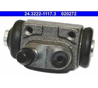 Cylindre de roue Fonte grise 24.3222-1117.3 ATE pour FORD ESCORT IV ORION II