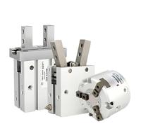 Cylindre de serrage à doigt pneumatique à Double effet, 1 pièce, en alliage d'aluminium, série MHZ/MHC/MHS(Bore10-D,MHS3)