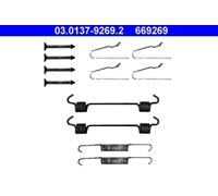 ATE 03.0137-9269.2 Kit d'accessoires, mâchoires de frein de stationnement