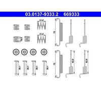 ATE 03.0137-9333.2 Kit d'accessoires, mâchoires de frein de stationnement