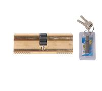 Cylindre de Serrure 30x40,Barillet Serrure Cylindre de noyau serrure AB en cuivre pur domestique, clé 70 Mm, antivol, porte d'entrée laiton