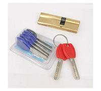 Cylindre de Serrure 30x40,Barillet Serrure Entrée Stander 65 70 80 90 95mm cylindre AB Clé de verrouillage anti-vol laiton pur Porte de verrouillage de porte Poignée Chambre Extended((47.5 47.5)95)