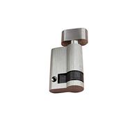Cylindre de Serrure 30x40,Barillet Serrure Standard 45mm porte de porte demi-cylindre poussoir simple ouverte avec poignée verrouillage pour la porte en bois de salle de bain