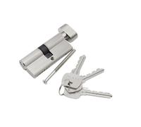 INF Cylindre de serrure avec 3 clés / serrure de porte haute sécurité 60 mm