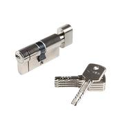 Cylindre de serrure CISA Expert 10 à bouton L.30 + 30mm 5 clés